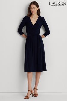Lauren Ralph Lauren Black Carlyna Jersey Dress (598981) | €215