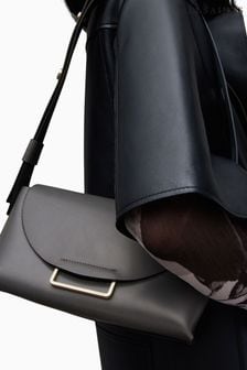 AllSaints Grey Celeste Cross-Body Bag (599103) | OMR93