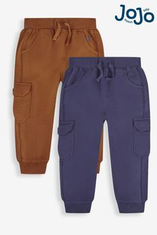 Camel - Pack de 2 pantalones de chándal cargo de Jojo Maman Bébé (599509) | 37 €