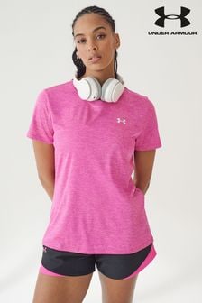 Under Armour Pink Tech Twist Crew Neck T-Shirt (599762) | $46