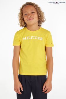 Tommy Hilfiger Girls Yellow Monotype T-Shirt (599836) | €25 - €32
