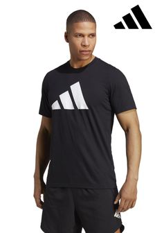 adidas Black Train Essentials Feelready Logo Training T-Shirt (5E3094) | €36
