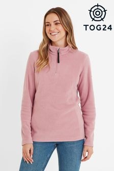 Tog 24 Pink Revive Fleece Zip Neck Jumper (5M6231) | $43