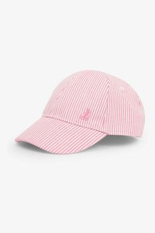 JoJo Maman Bébé Pink Striped Cap (600752) | 69 QAR