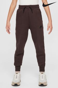 Brązowy - Spodnie do biegania z polaru Nike Tech (601720) | 475 zł