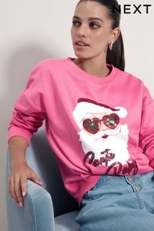 Pink Santa Baby Christmas Sweatshirt (601771) | €42