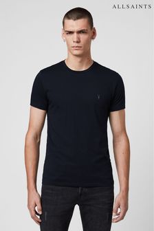 Marineblau - Allsaints Tonic T-Shirt mit Rundhalsausschnitt (601829) | 50 €