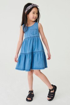 Robe dos nageur avec volants superposés (3-16 ans)