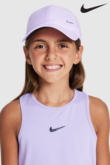 Vijolična - Nepodložena kapa s kovinskim potiskom Nike Dri-fit Kids Club Swoosh (603185) | €21