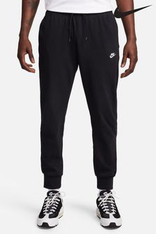 Negru - Pantaloni de sport tricotat din fleece Nike Club (603504) | 269 LEI