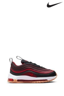 Nike Black/Red Air Max 97 Little Kids Trainers (603657) | kr1,038