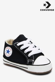 Converse Black Chuck Taylor All Star Pram Shoes (604337) | $49
