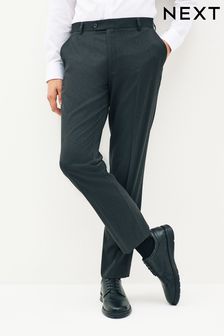 Charcoal Grey Tailored Stretch Smart Trousers (604996) | INR 2,363