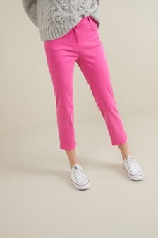 soft pink jeans