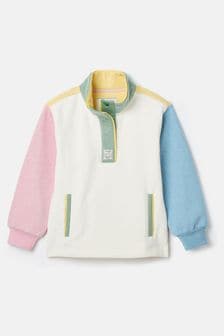 Joules Girls' Burnham Multi Funnel Neck Sweatshirt (605287) | HK$411 - HK$442