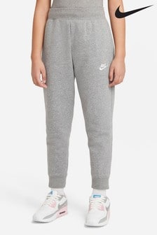 Szary - Polarowe spodnie dresowe Nike Club  (605401) | 120 zł