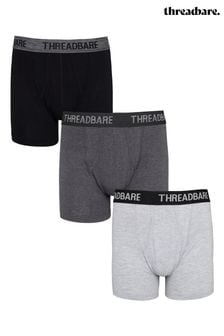 Threadbare Grey Hipster Boxers 3 Packs (605946) | AED100