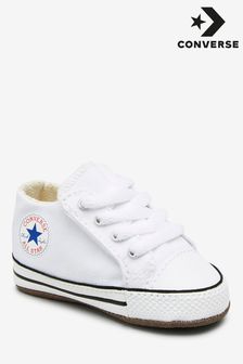 Converse White Chuck Taylor All Star Pram Shoes (606004) | €38