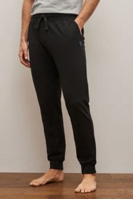 Black Slim Cuffed Joggers Lightweight Loungewear (606301) | €19