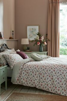 Laura Ashley Green Elsing Stripe Duvet Cover and Pillowcase Set (606558) | OMR31 - OMR59