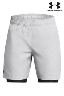 Under Armour Grey Woven 2-in-1 Shorts (606747) | SGD 62