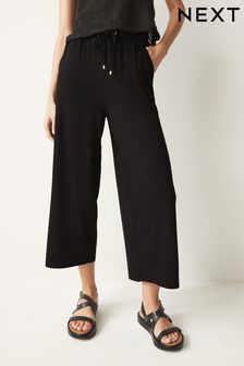 Black Jersey Culottes (608768) | $33