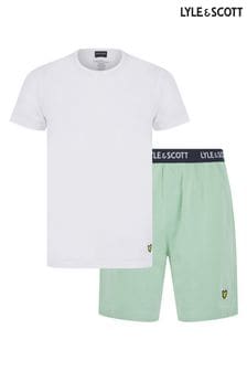 Lyle & Scott Charlie T-Shirt and Short Set (608872) | AED200