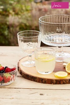 Joules Clear Bee Glass Trifle Bowl (609211) | $61