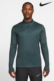 Temno zelena - Nike majica s polovično zadrgo  Dri-fit Academy (609291) | €23