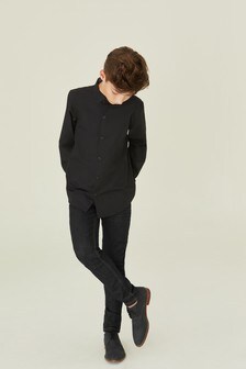 Chemise habillée à manches longues (3-16 ans)