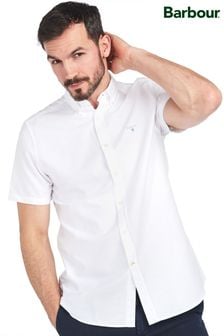 أبيض - قميص كم قصير أكسفورد من Barbour® (610035) | 418 ر.س‏