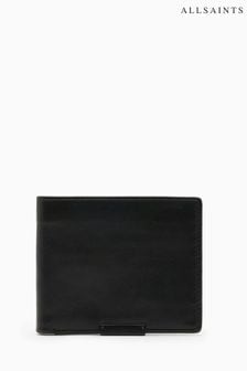 AllSaints Black Attain Card Holder (610130) | OMR25