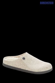 Birkenstock White Zermatt Shearling Slippers (611421) | €119