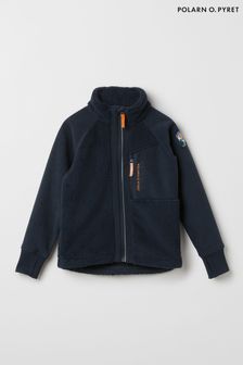 Polarn O Pyret Blue Hybrid Sherpa Fleece Jacket (611819) | €63