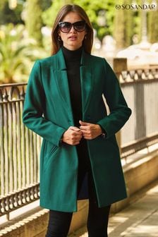 Зеленый - Пальто из искусственной шерсти Sosandar (612002) | €166