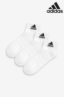 adidas Kids White Mid Cut Socks Three Pack (612043) | ₪ 47