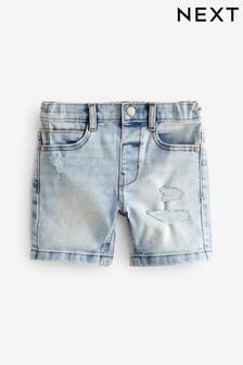 淺藍仿舊 - 丹寧短褲 (3個月至7歲) (612172) | NT$440 - NT$530