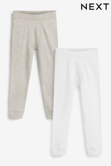 Grey/White 2 Pack Thermal Leggings (2-16yrs) (612560) | AED67 - AED85