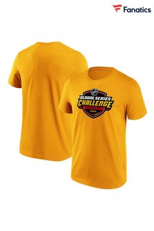 Fanatics Orange NHL Global Series Challenge Primary Logo Graphic T-Shirt - Germany (612590) | €32