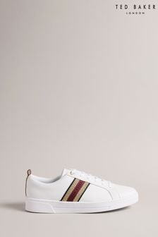 Ted Baker White Baily Webbing Cupsole Trainers (612600) | 168 €
