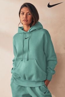 Grün - Nike Oversize-Kapuzensweatshirt mit kleinem Swoosh-Logo (612917) | 94 €