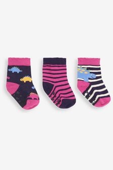 JoJo Maman Bébé 3-Pack Dino Socks