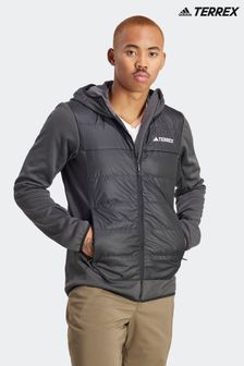 Adidas Terrex混合材質保暖連帽黑色夾克 (613334) | NT$5,130
