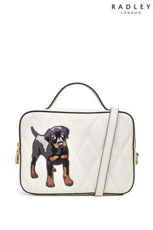 Radley London And Friends Small Zip Top Cross-Body White Bag (613579) | $316