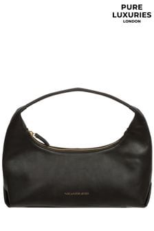 أسود - حقيبة جلد Nappa كبيرة Reese من Pure Luxuries London (614048) | 327 د.إ