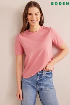 Boden Pink Lightweight Crew Neck T-Shirt (614251) | €18