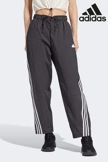 adidas Black Sportswear Future Icons 3-Stripes Woven Joggers (614401) | €79