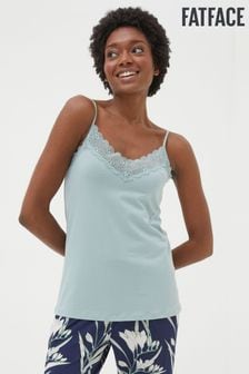 FatFace Green V-Neck Lace Camisole (614978) | €25