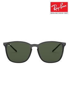 Czarny - Kwadratowe okulary przeciwsłoneczne Ray-ban (615201) | 820 zł