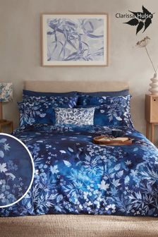 Clarissa Hulse Blue Cyanotype Duvet Cover and Pillowcase Set (615598) | $179 - $330